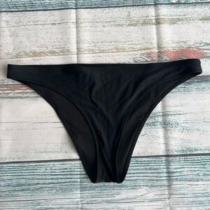 Aerie Cheekier Black Bikini Bottom EUC